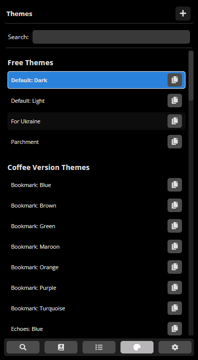 Theme Mode (List)